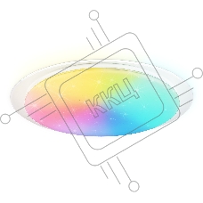 Светодиодный светильник RGB Ambrella light FZ780 WH белый IP20 60W 3000-6500K+RGB 570*55 (ПДУ ИК)
