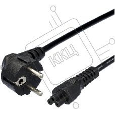 Кабель AdAC IEC C5 IEC 320 C5 CEE 7/7 1.8м черный