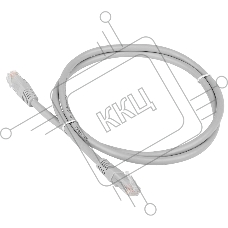 Патч-корд TWT UTP кат.6, с заливными колпачками, 10.0 м, серый