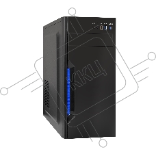 Компьютерный корпус Miditower ExeGate XP-333U Black, ATX, <XP350, Black,120mm>, 1*USB+2*USB3.0, Audio