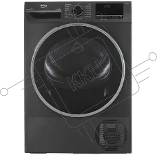 Сушильная машина Beko B3T47239A антрацит, 7 кг, сушка - тепловой насос, программ - 15, 59.7 x 84.6 x 54.3 см