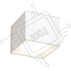 Светильник Ambrella light TN6530 WH белый IP44 GX53 100*100*80