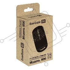 Мышь ExeGate Professional Standard M90 (USB, оптическая, 1200dpi, 4D, 4 кнопки (включая колесо прокрутки), длина кабеля 1,8м, черная, подсветка, RTL)