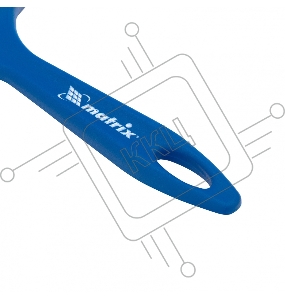 Кисть флейцевая для водных красок, 25x10 мм, смешанная щетина, пластиковая рукоятка// Matrix