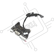 Плата I/O с разъемами Audio USB MagSafe 2 MacBook Air 11 A1465 Mid 2013 Early 2014 Early 2015