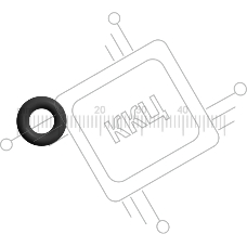 Уплотнитель переходника бойлера Bosch TES, Siemens EQ