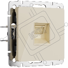 Розетка Ethernet RJ-45 (айвори акрил)