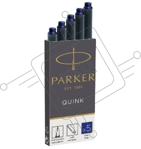 Картридж Parker Quink Z11 (1950384) синие чернила для ручек перьевых (5шт)