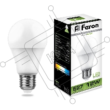 Лампа светодиодная FERON LB-93 (25487) 12W 230V E27 4000K A60