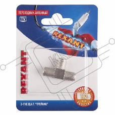 Переходник антенный, (3-гнезда F), тройник, (1шт.)  REXANT