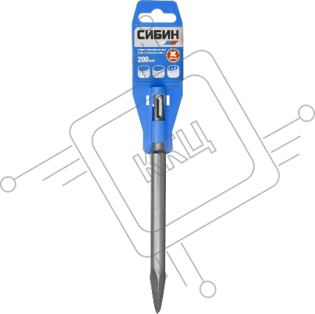 Зубило пикообразное СИБИН 29241-00 SDS-plus 200 мм