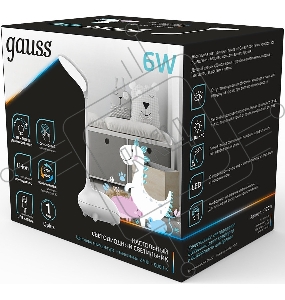 Светильник Gauss Qplus GTL701 (GT7011) настольный LED белый 6Вт
