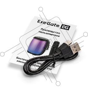 Караоке-система ExeGate Bro 310 (BT-колонка с беспроводным микрофоном и RGB подсветкой, 10Вт, 80-15000Гц, Bluetooth, Li-Ion, 1200mAh, FM 87.5MHz-108MHz, с поддержкой USB и TF/microSD карт, 3,5mm audio jack, зарядка USB Type-C, Color Box)