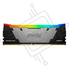 Оперативная память Kingston Fury Renegade, DDR4, 32GB (4x8GB), 3600MHz, CL16, DIMM, с радиаторами, RGB, серебристый/черный