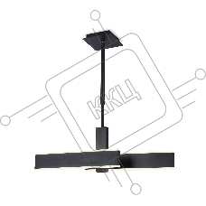 Светильник Ambrella light FA6667 BK черный 42W 3000K-6400K 640*30*900 (Без ПДУ)