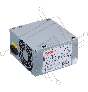 Блок питания Exegate EX253681RUS-S AA350, ATX, SC, 8cm fan, 24p+4p, 2*SATA, 1*IDE + кабель 220V с защитой от выдергивания