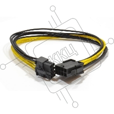 Удлинитель кабеля питания Cablexpert CC-PSU-84, PCI-Express 6+2pin M/ PCI-Express 6+2pin F, 30см