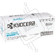 Картридж лазерный Kyocera TK-5380C 1T02Z0CNL0 голубой (10000стр.) для Kyocera PA4000cx/MA4000cix/MA4000cifx