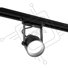 Корпус светильника C6602 PBK черный полированный D60*H135mm Out122mm MR16 GU10 (насадки D60mm)