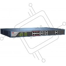 Коммутатор Hikvision DS-3E0318P-E 16xPOE