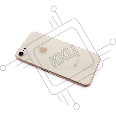 Задняя крышка (корпус) в сборе с рамкой для Apple iPhone 8 золотая