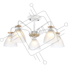 Светильник Ambrella light TR9567/5 WH/FR белый/белый матовый E27/5 max 40W D620*250