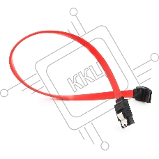 Кабель интерфейсный SATA Cablexpert CC-SATAM-DATA90-0.3M, 30см, угловой разъем, 7pin/7pin, защелка, пакет