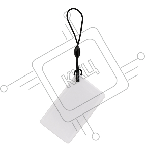 Компактный электронный ключ (карта) 125KHz, белый REXANT