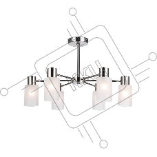 Светильник Ambrella light TR9572/6 SN сатин E14*6 max 40W 620*620*385
