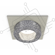 Комплект встраиваемого светильника Ambrella light XC7633020 SGR/CL серый песок/прозрачный MR16 GU5.3 (C7633, N7191)