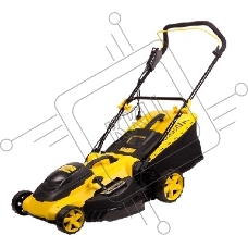 Газонокосилка CHAMPION EM4118 эл. Мощность 1800 Вт, Ширина среза 420 мм, Высота среза 25-75 мм, Объем травосборника 50 л, Вес 13 кг, Легкая, Удобная, Мощная, Производительная, Наличие разборной металлической рукоятки, Ручка регулировки высоты среза на кор