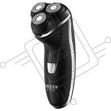 Бритва электрическая Delta LUX DL-0725 черный: 3 Вт, аккум. 2,4 В