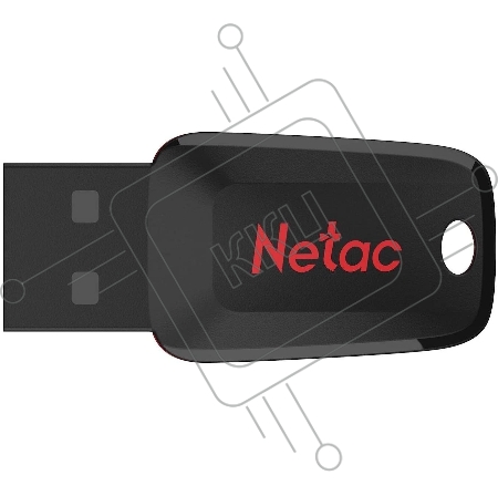 Флеш Диск Netac U197 8Gb <NT03U197N-008G-20BK>, USB2.0, пластиковая, черная