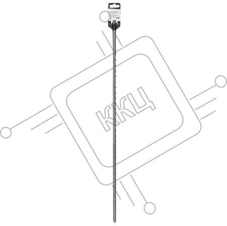Бур MATRIX по бетону, 10x600 мм, SDS PLUS MATRIX 71062