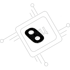 Стекло камеры для Samsung Galaxy J5 (2017) SM-J530F