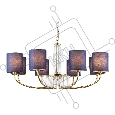 Люстра Ambrella light LH71273/8 BS/DB латунь/темно синий E14/8 max 40W D820*840