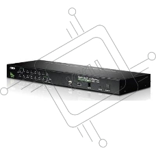 Переключатель KVM ATEN CS1716A-AT-G 16-port, USB, rackmountable, в компл. кабели 2*1.8м
