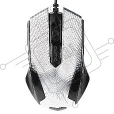 Мышь проводная Qumo Office M14 белый, 1000 dpi, USB, кнопки - 3