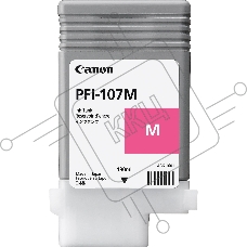 Картридж струйный Canon PFI-107M (6707B001) пурпурный (130 мл) для Canon iP F680/685/780/785