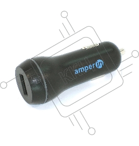Автомобильное зарядное устройство AMPERIN CCB-1USB USB DC 5V 3.0A/9V 2A/12V 1.5A Черный
