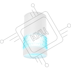 Светильник Ambrella light TN371 SWH/BL белый песок/голубой GU5.3 D65*117