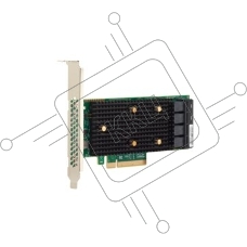 Адаптер HBA SAS 9400-16i SGL (05-50008-00), PCIe 3.1 x8 LP, Tri-Mode SAS/SATA/NVMe 12G HBA, 16port(2*int SFF8643), 3416 IOC