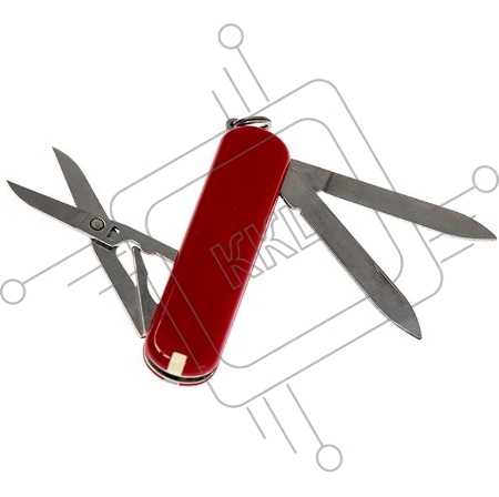 Нож перочинный Victorinox Wenger (0.6423.91) 65мм 7функц. красный карт.коробка