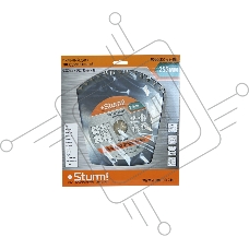 Диск Пильный Sturm! 9020-255-32-48T, размер 255x32x48 зубьев С ПЕРЕХОД. КОЛЬЦОМ НА 30 мм