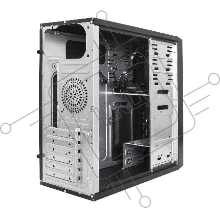 Корпус Miditower ExeGate CP-606U-AB600 (ATX, AB600 с вент. 8см, 1*USB+1*USB3.0, аудио)