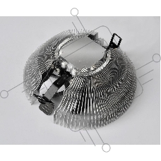 Кулер для процессора/ PCCooler E80 (65W, 3-pin, 42mm, Al/Cu, -mm, 1x80mm, 29.61CFM, 22dBA, 2000RPM, S: 1851/1700/1200/115X, AM5/AM4, silver, black)