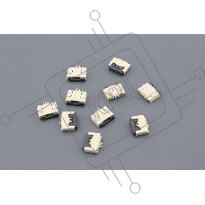Разъем FPC Flip-Lock 0510-4RLGF 4 pin высота 1мм шаг 0,5мм 10 шт