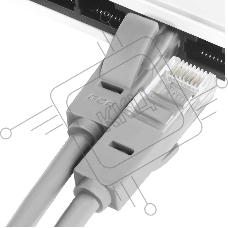 Патч-корд Greenconnect PROF категории 7 ethernet 0.3m F/FTP, RJ45, CU, 28 AWG, литой, пряGreenconnect Патч-корд прямой 2.5m, UTP кат.5e, серый, позолоченные контакты, 24 AWG, литой, GCR-51080 ethernet high speed 1 Гбит/с, RJ45, T568B  Greenconnect Патч-ко