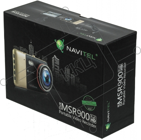 Видеорегистратор Navitel MSR900 DVR черный 1080x1920 1080p 170гр. Novatek NT96655