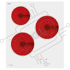 Электрическая варочная панель Evelux HEV 431 W